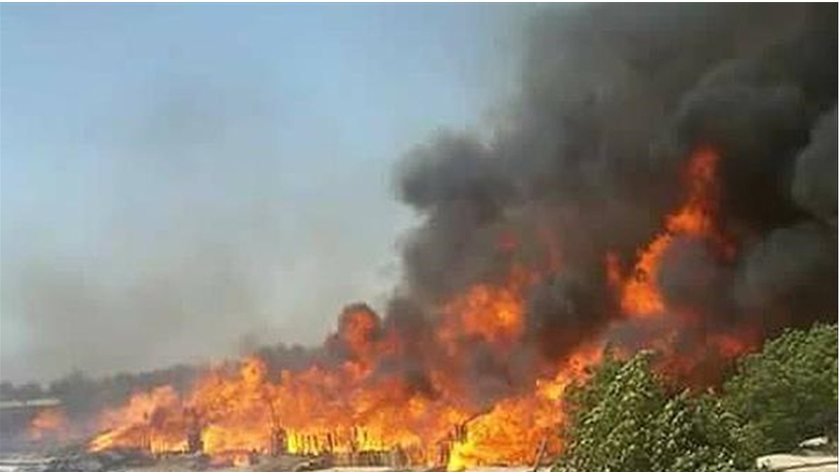 Fire displaces 800 families in Afghanistan’s Jawzjan province